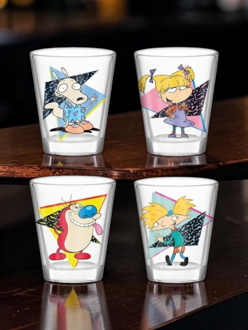 Nickelodeon Character Glass Set - Multicolor